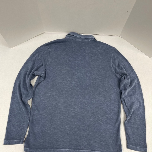 Marine Layer Vintage Heavy Slub Polo Long Sleeve - Size M - NEW. - Picture 2 of 16
